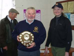 Tony Randall with Shield